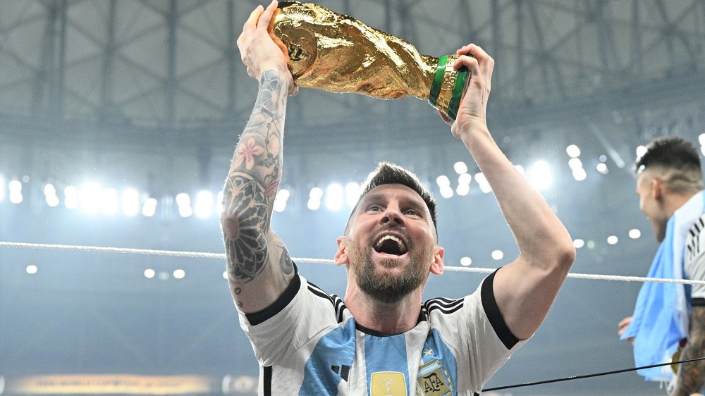 Post de Messi com a taça da Copa é o segundo mais curtido do Instagram